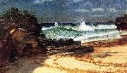 Beach at Nassau, Albert Bierstadt